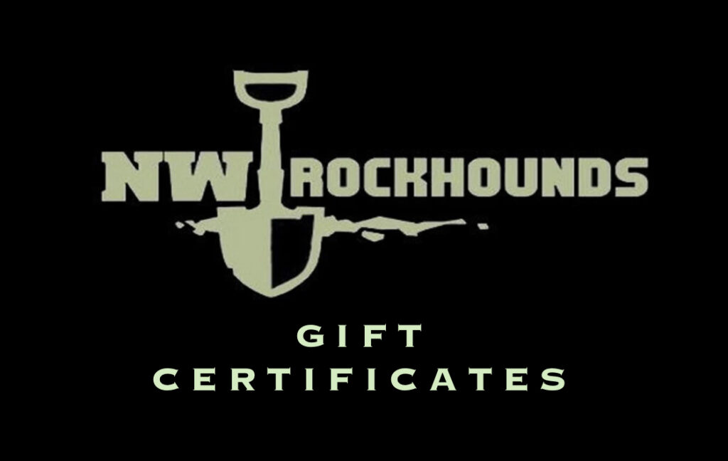 NW Rockhounds gift certificates